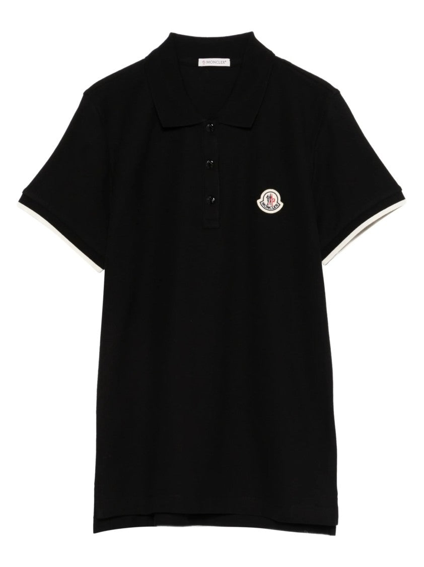 Moncler Short-Sleeved Classic Collar Polo Shirt
