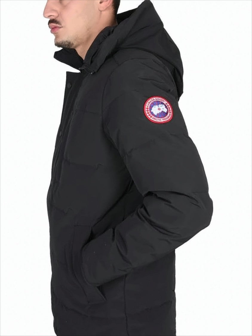 Canada Goose Padded Quilted Jacket With Hood And Snap-Button Closure
