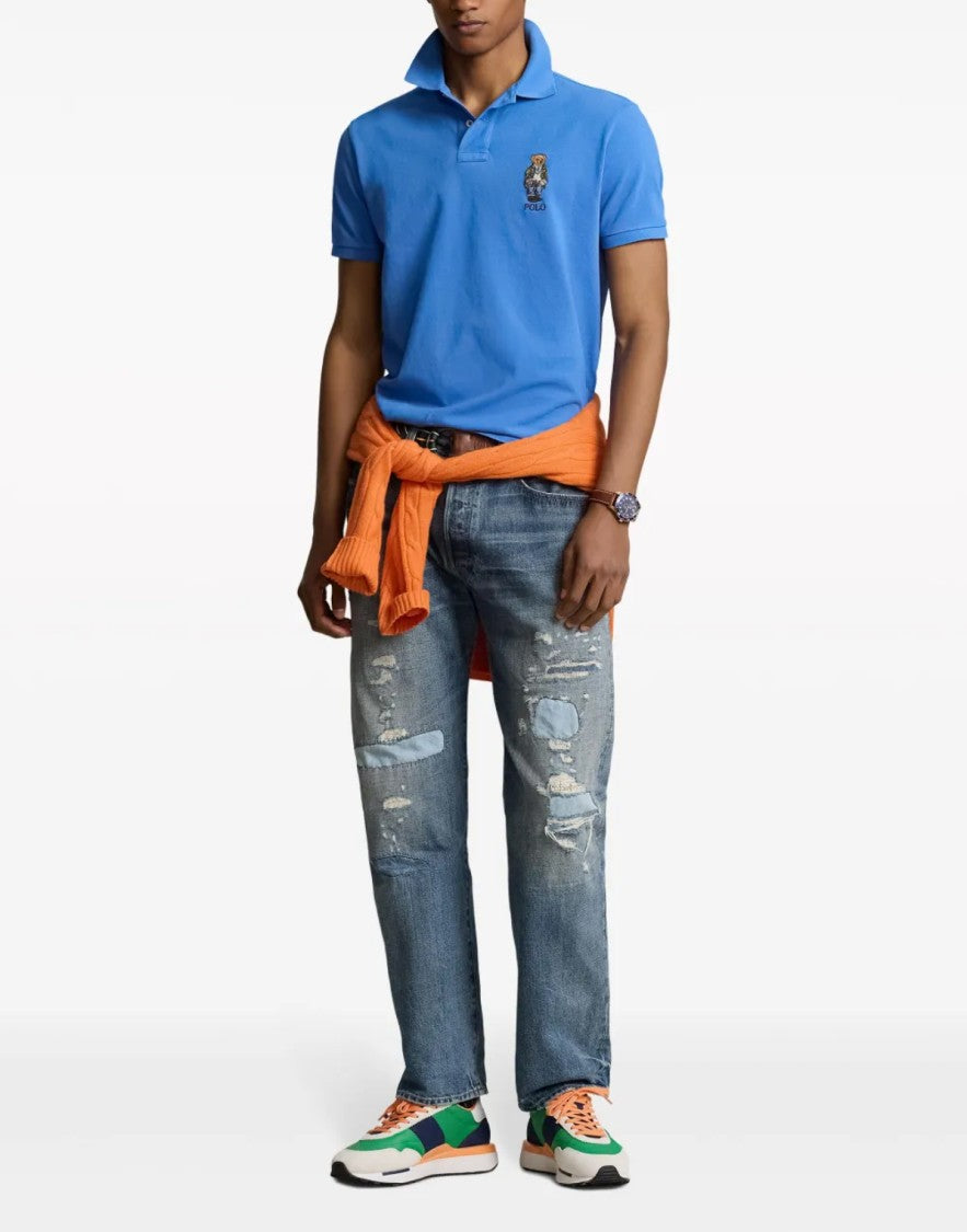 Polo Ralph Lauren Custom Slim Fit Polo Bear Polo Shirt