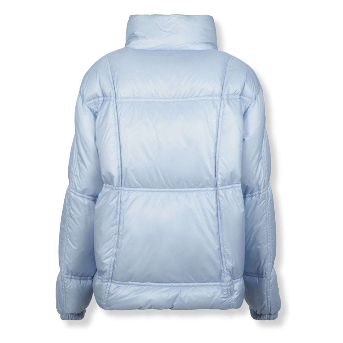 Herno Streamlined Puffer Jacket With High Collar And Zip Closure