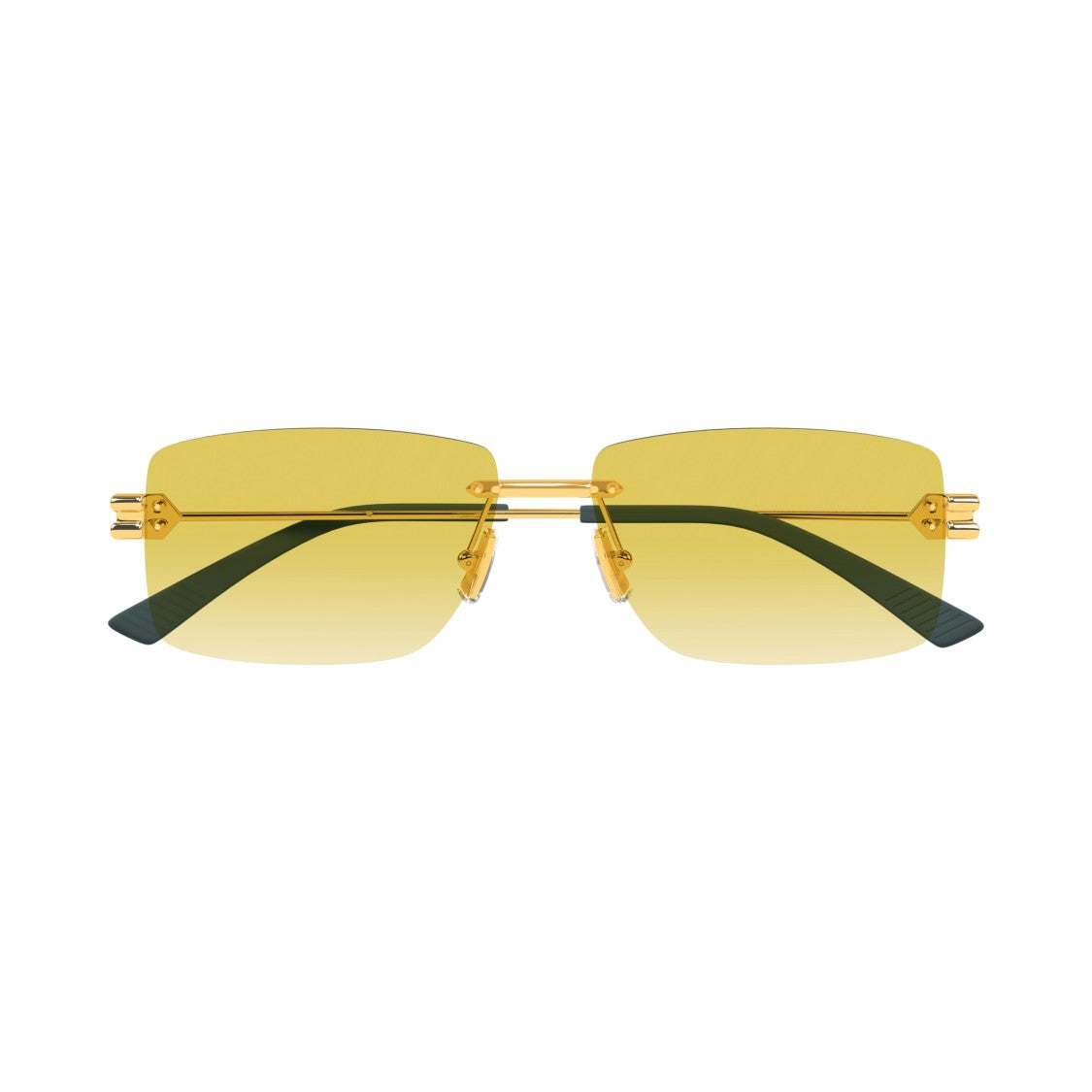 Bottega Veneta Bv1126s Rimless Rectangular Sunglasses