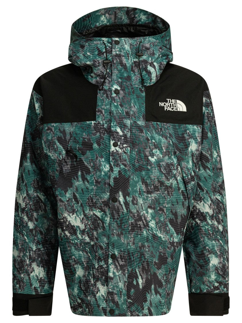 The North Face Abstract Camouflage Jacket With Adjustable Hood