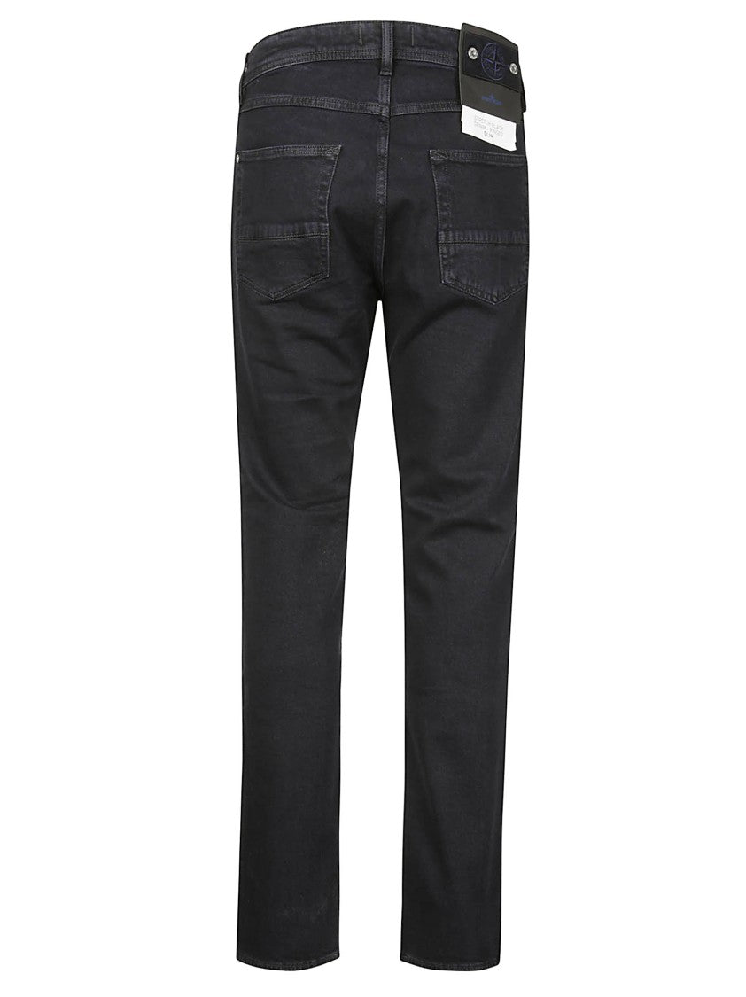 Stone Island Slim Stretch Cotton Jeans