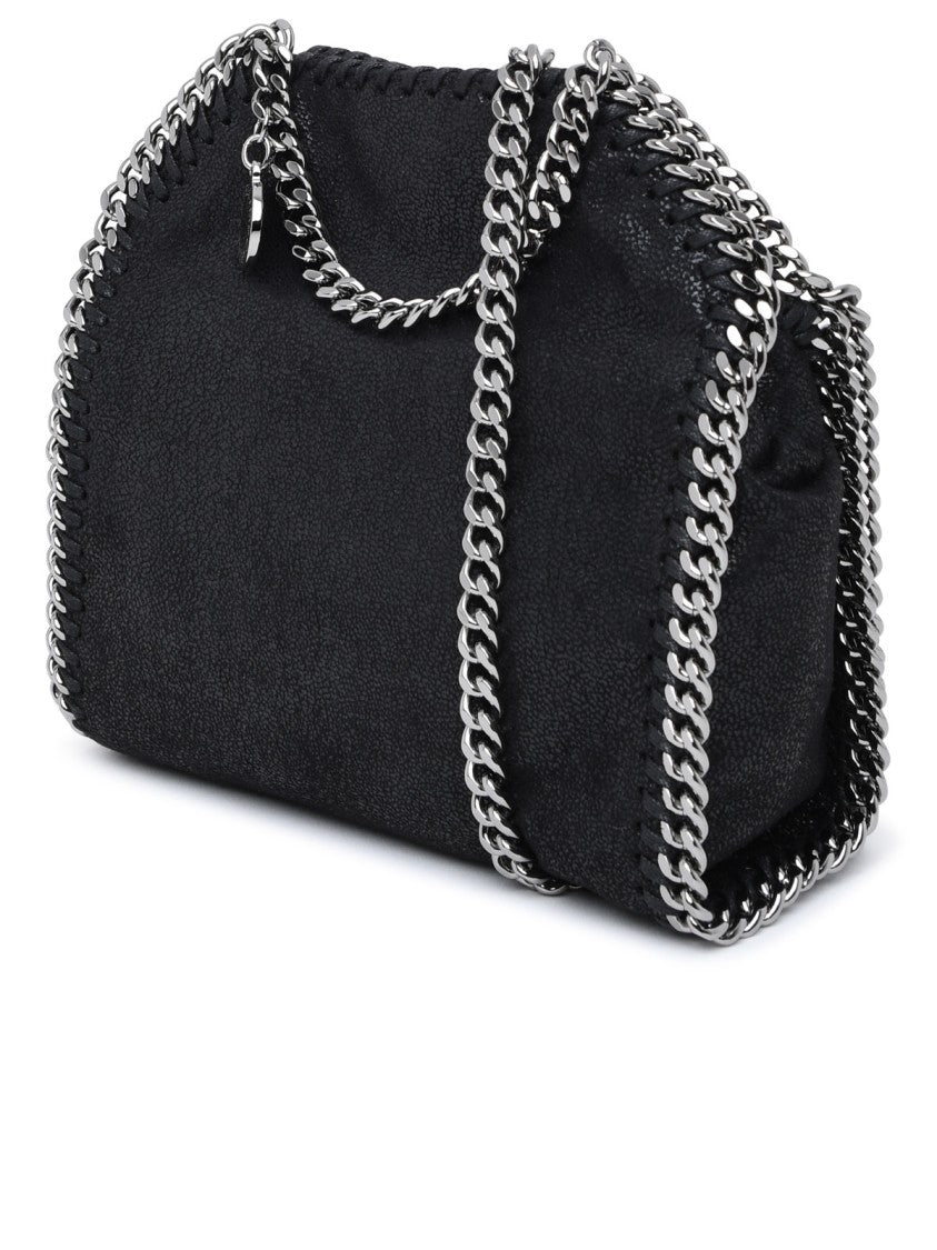 Stella Mccartney Black Polyester Tiny Falabella Bag