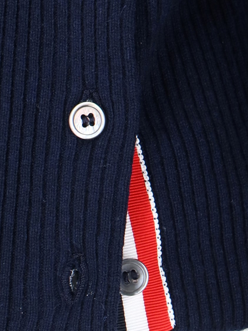 Thom Browne "4-Bar" Cashmere Sweater – Blue