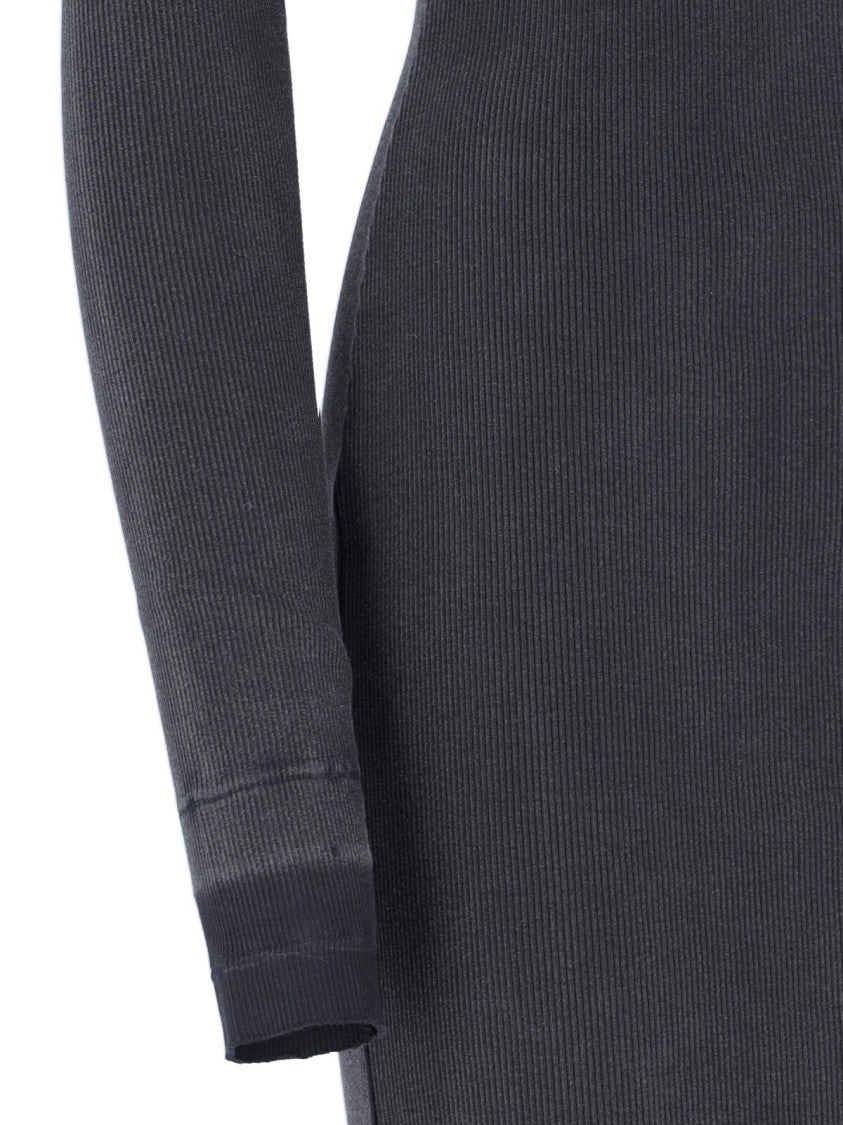 Balenciaga Maxi Lingerie Dress – Black