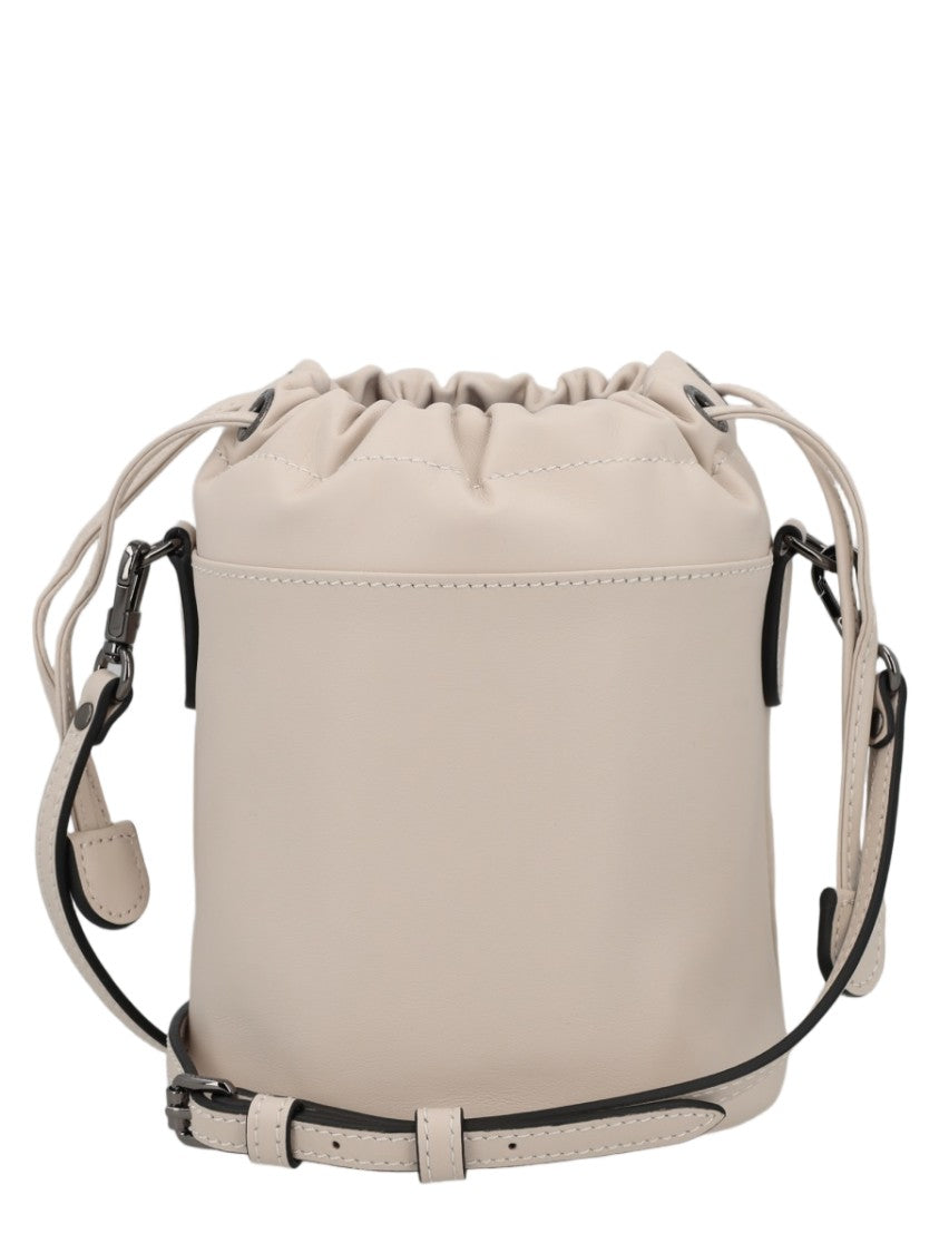 Longchamp Small Bucket Bag With Drawstring Closure And Adjustable Strap