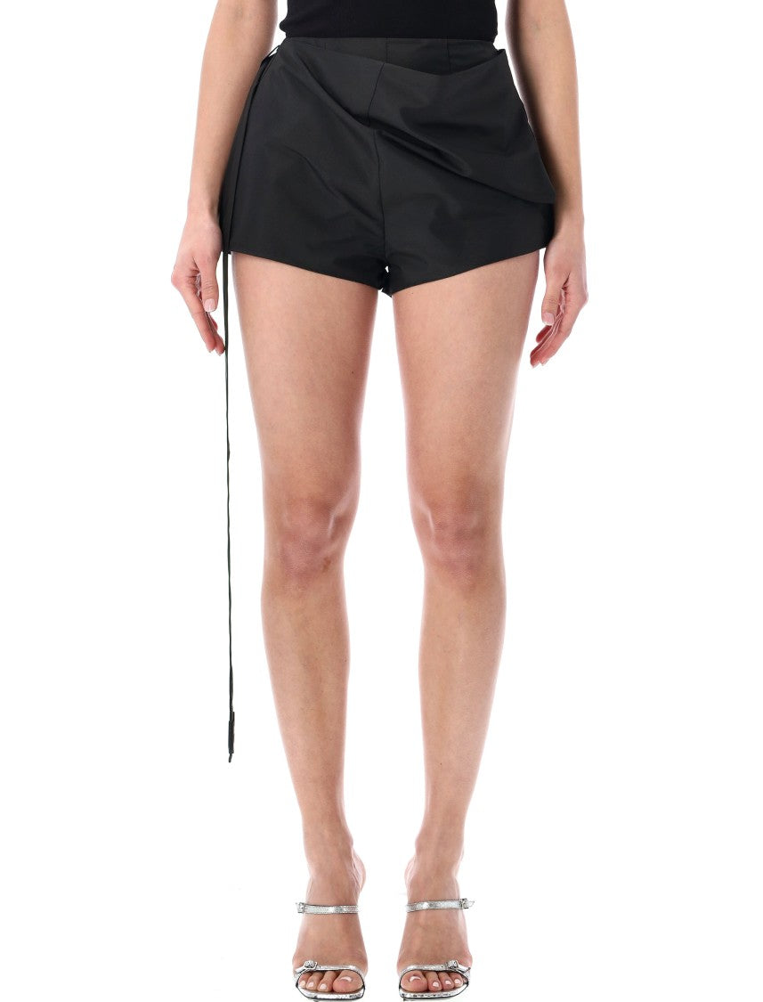 Diesel P Sarto Structured Taffeta Biker Shorts