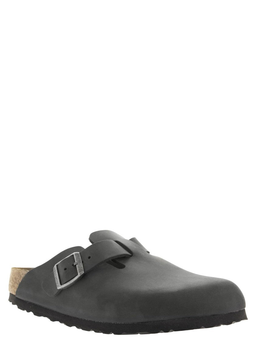 Birkenstock Boston - Oiled Leather Sabot