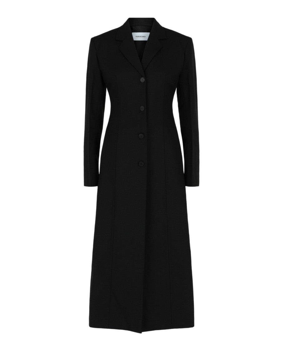 Ferragamo Tailored Coat With Classic Notched Lapels