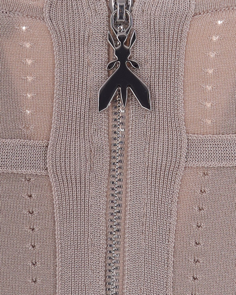 Patrizia Pepe Jacquard Knit Bustier Top