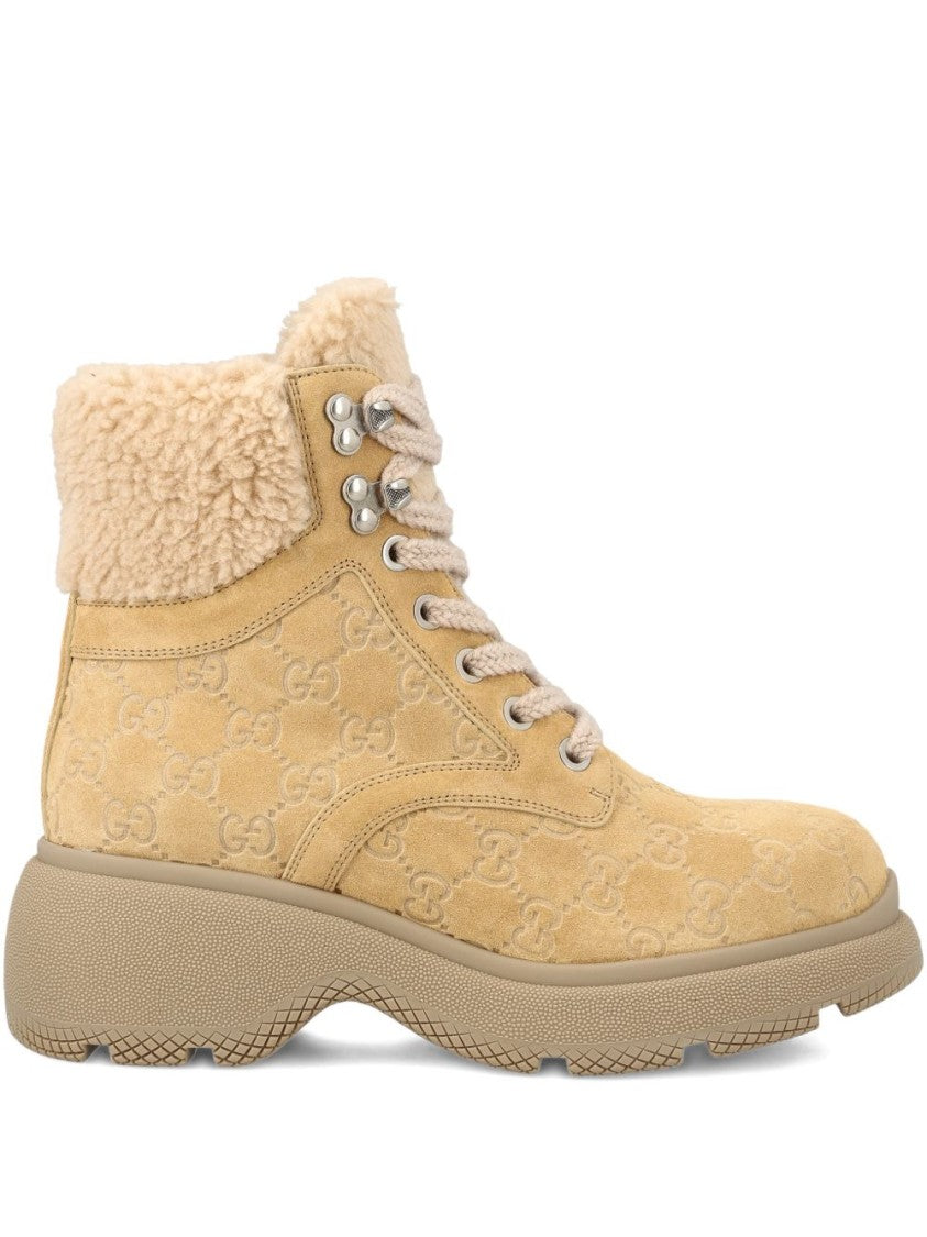 Gucci Lace-Up Ankle Boot