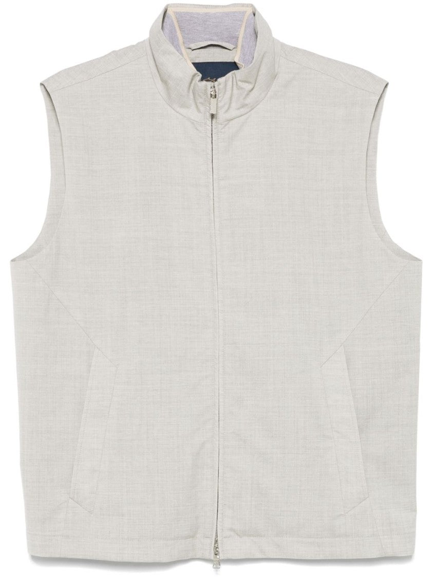 Paul & Shark Light Grey Full Lining Gilet