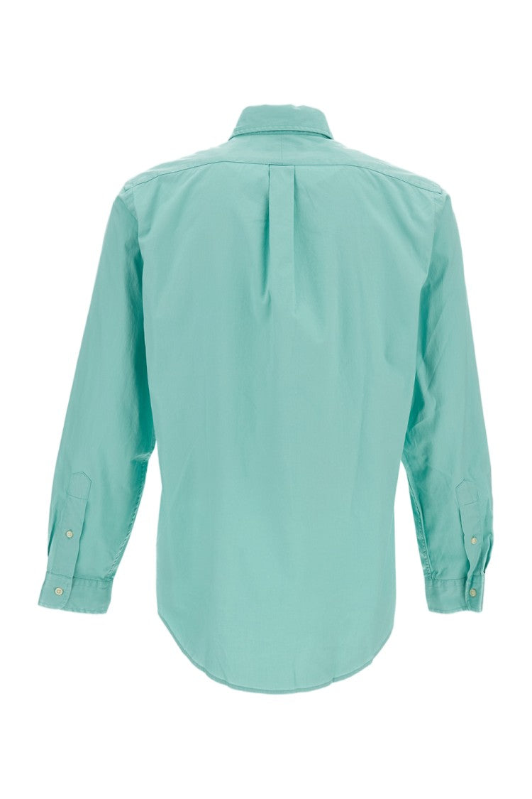 Polo Ralph Lauren Ultralight Cotton Twill Shirt With Iconic Pony Logo