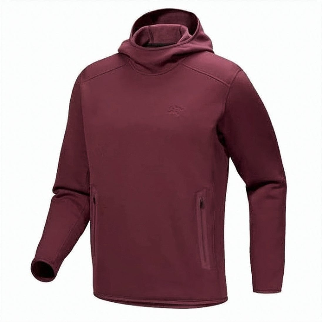 Arc'teryx Structured High-Collar Burgundy Activewear Top