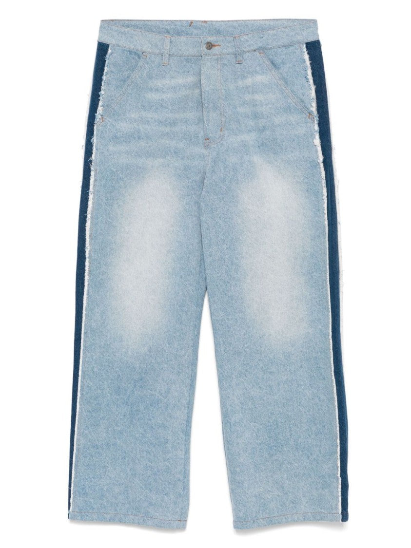 Kidsuper Cornflower Blue Striped Jeans
