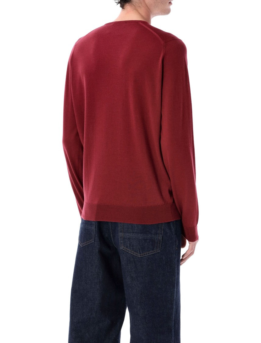 John Smedley Blenheim Extra Fine Merino Wool V-Neck Jumper