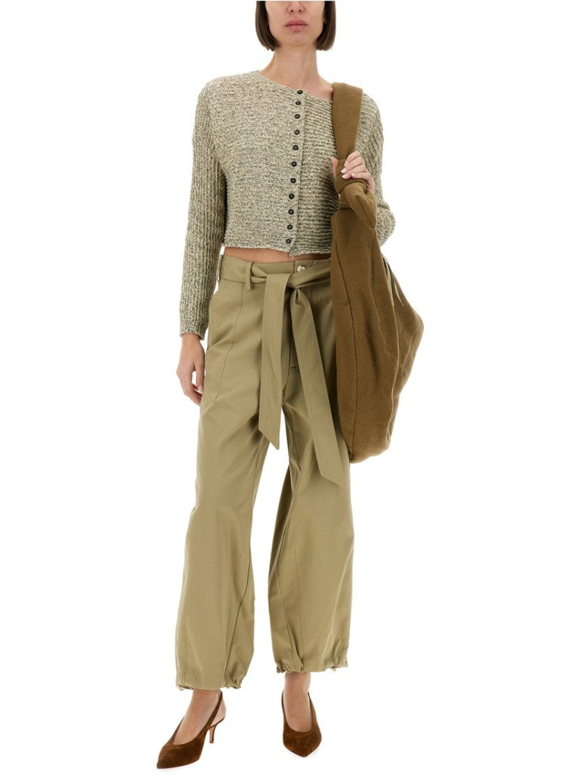 Alysi Relaxed Fit Belted Pants
