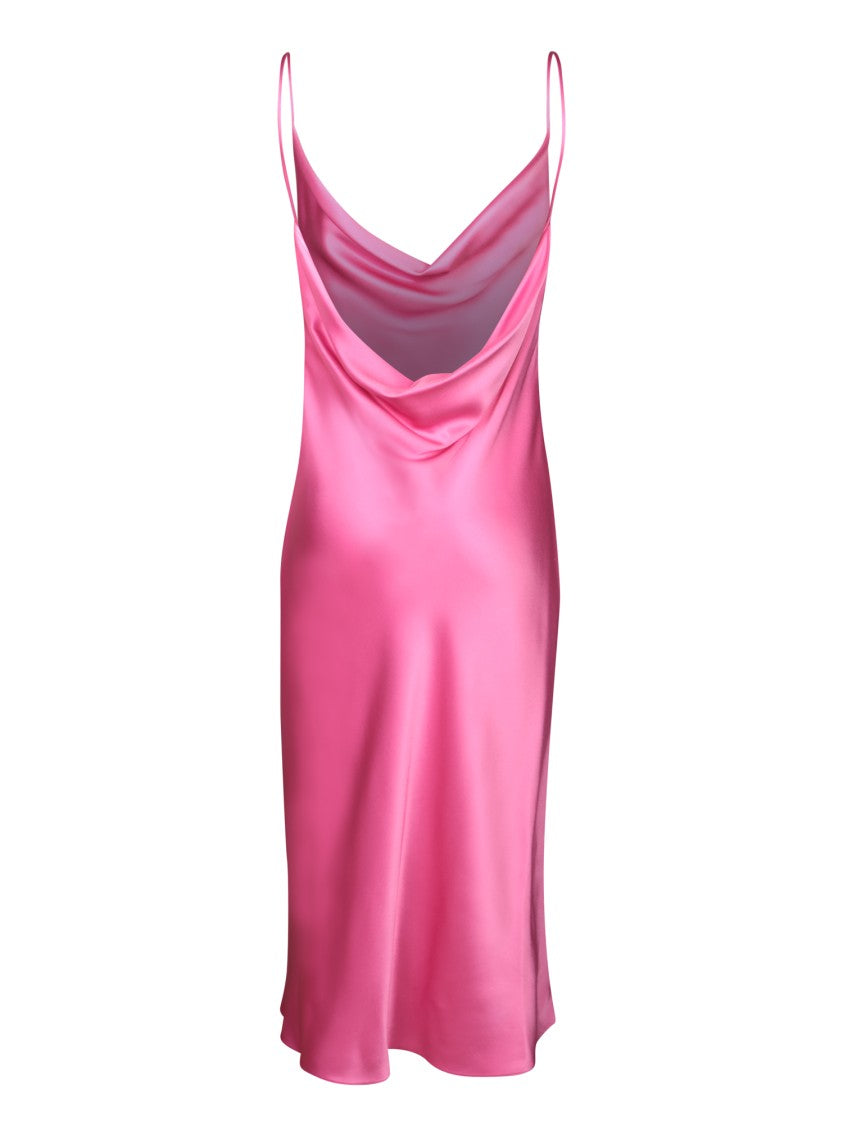 Stella Mccartney Pink Satin Dress