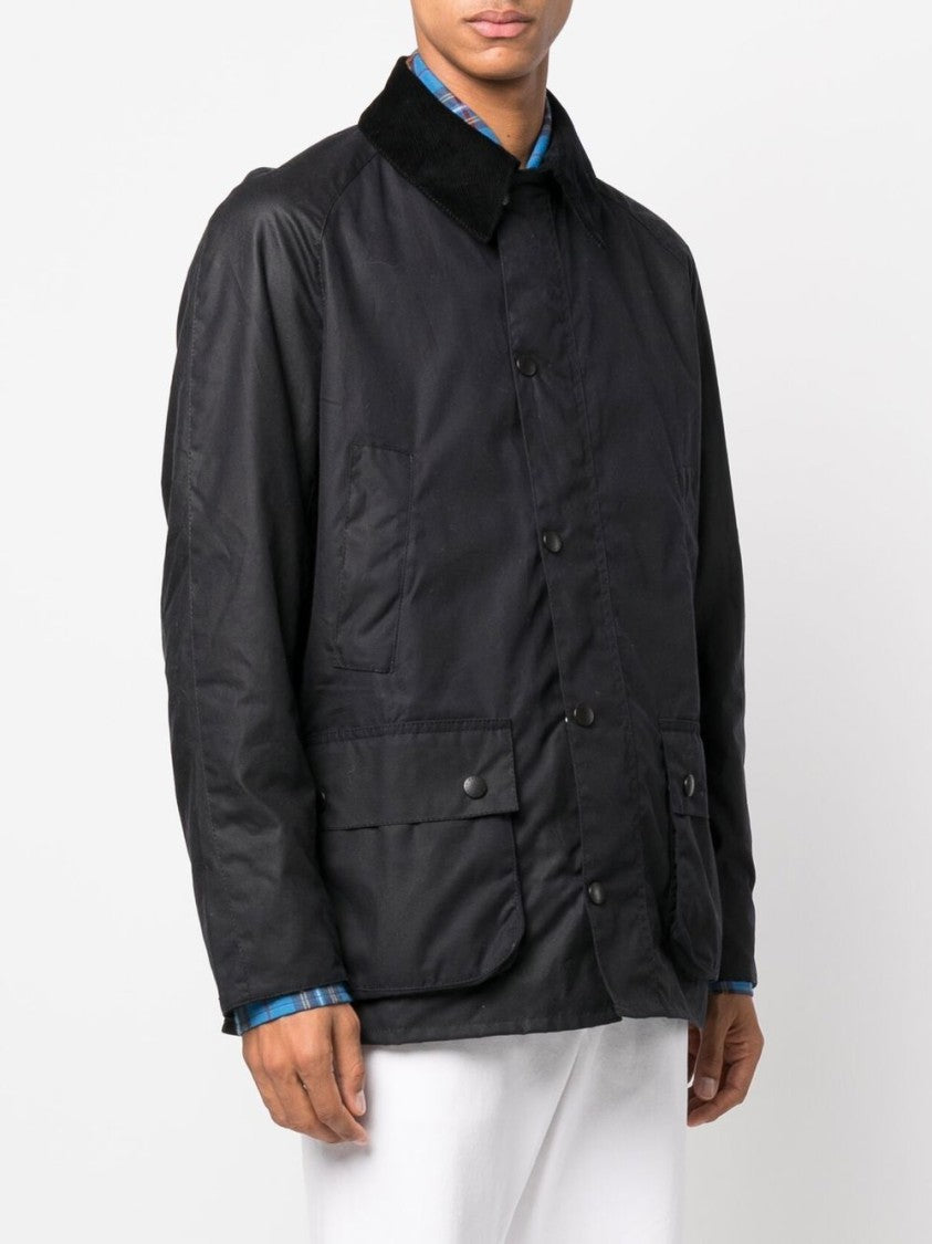 Barbour Ashby Corduroy Collar Snap-Button Cotton Jacket