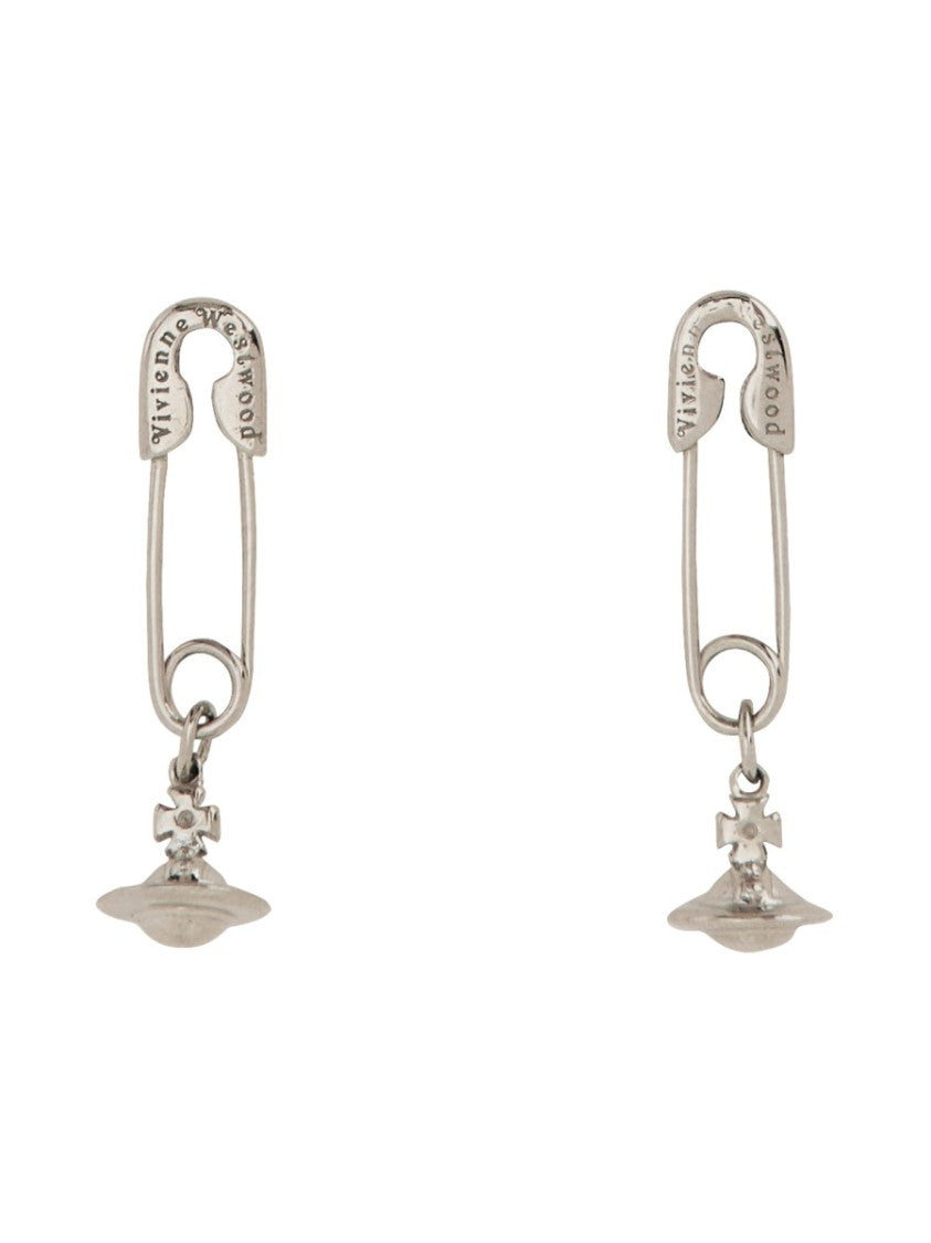 Vivienne Westwood "Lucrece" Earrings With "Orb" Pendant