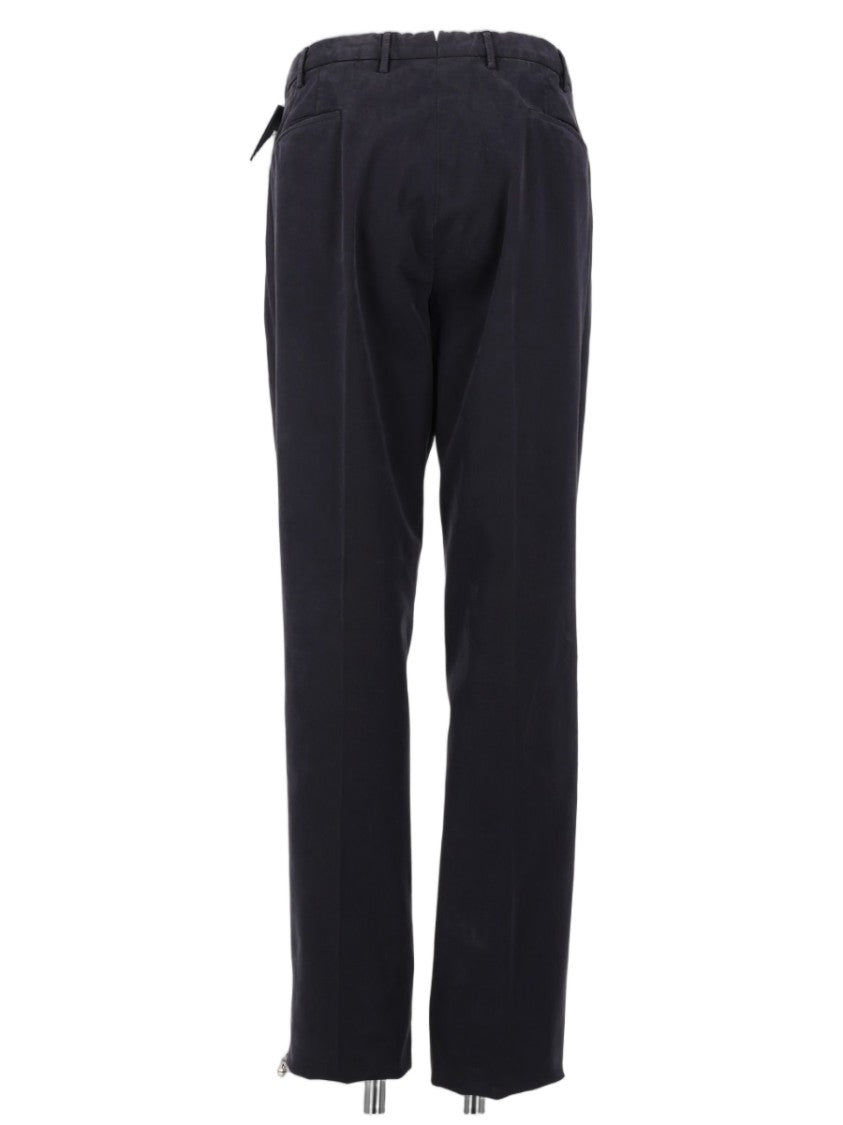 Incotex Tailored Black Pants With Straight-Leg Cut