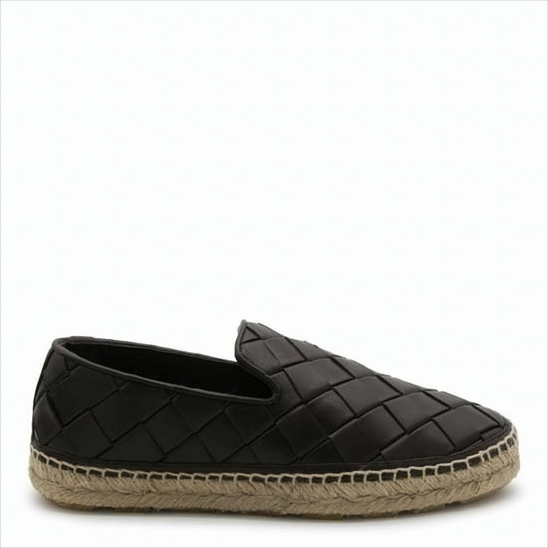 Bottega Veneta Woven Lambskin Leather Slip-On Sneakers
