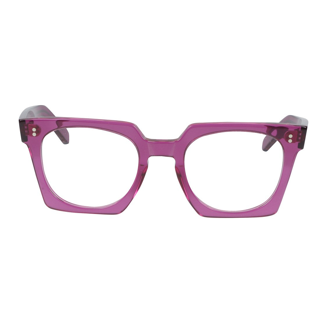 Kador Maya Oversized Square Frame Sunglasses With Translucent Purple Finish