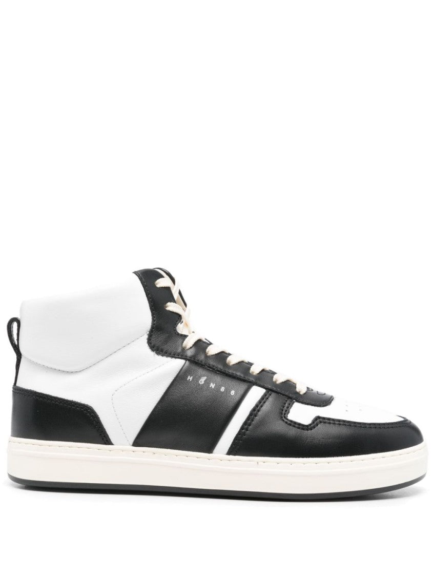 Hogan High-Top Sneakers With Padded Collar And Lace-Up Closure