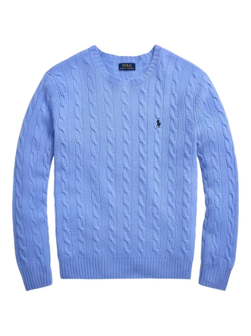 Polo Ralph Lauren Cable Knit Pullover In Luxurious Wool-Cashmere Blend