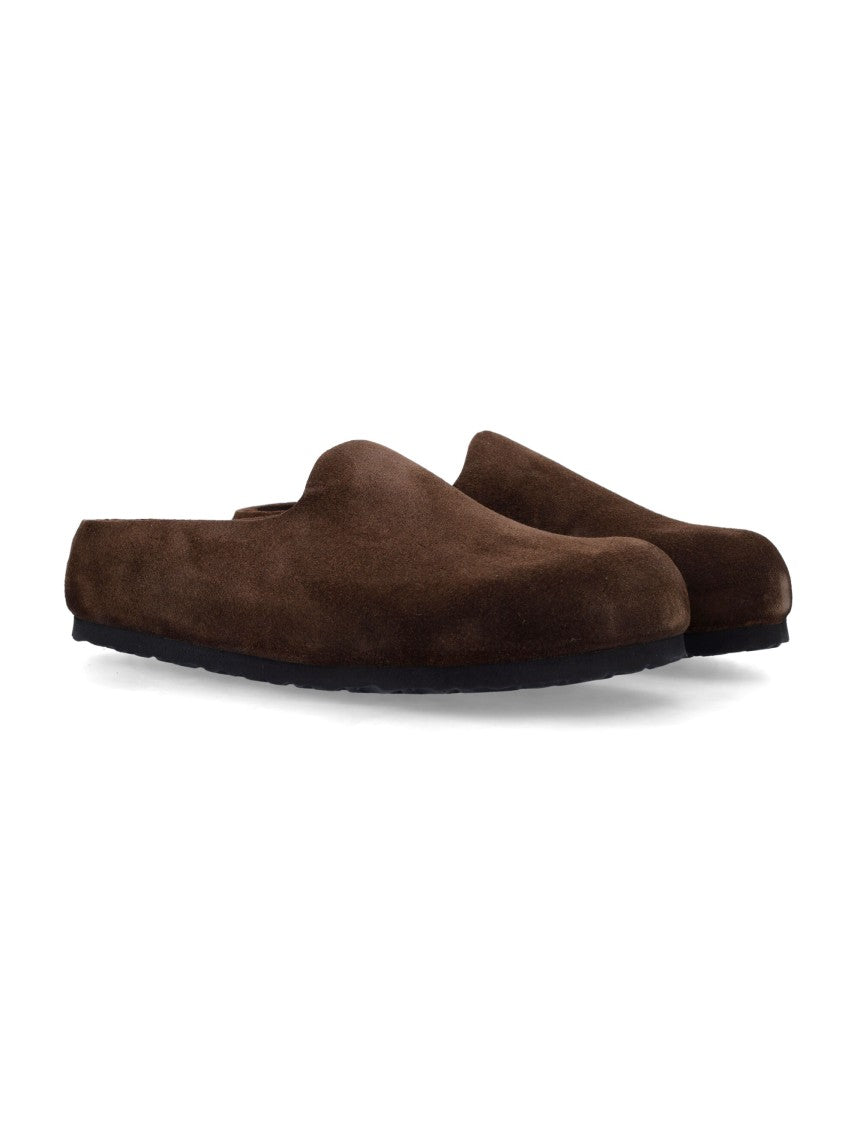 Birkenstock Amsterdam Closed Suede Clogs