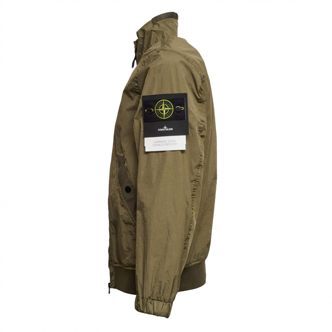 Stone Island Crinkle Reps Jacket Stiff Collar Ribbed