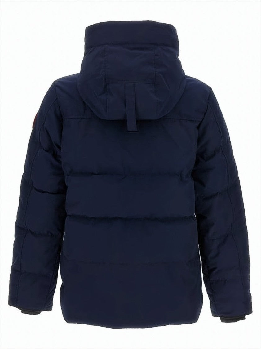 Canada Goose High Collar Padded Jacket With Concealed Zipper