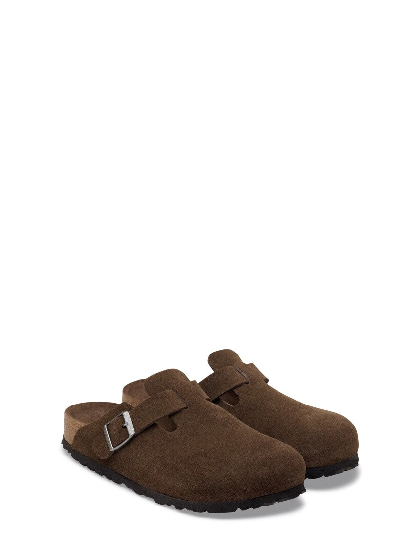 Birkenstock Closed Toe Suede Leather Sandals