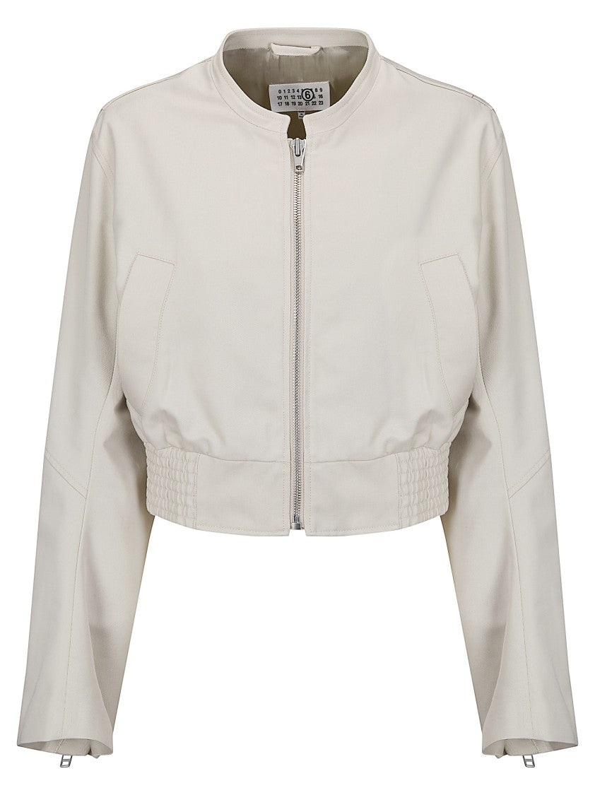 Mm6 By Maison Margiela Modern Active Sports Jacket With Structured Fit
