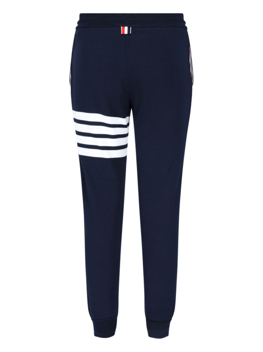 Thom Browne "4-Bar" Tracksuit Bottoms – Blue
