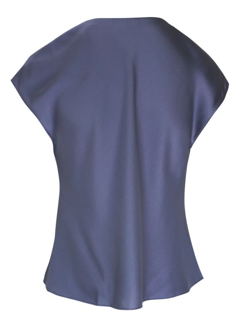 Vince Cowl Nk Cap Slv Blouse