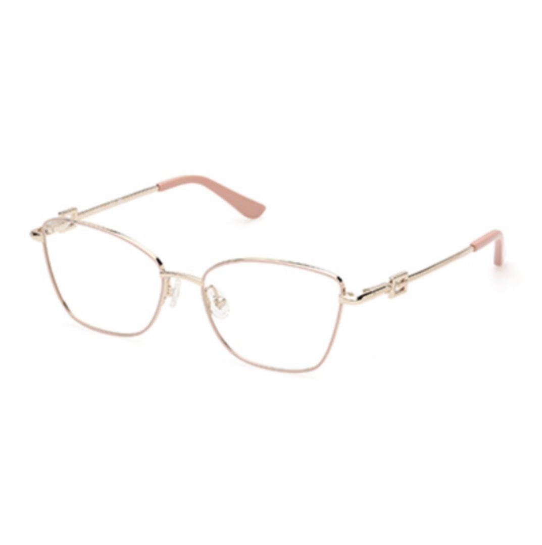Guess Gu2974 Angular Gold-Finish Eyeglasses