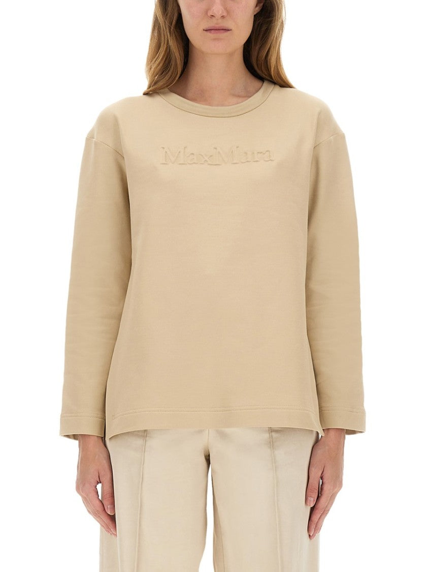 Max Mara Berma Silk-Cotton Blend Sweatshirt