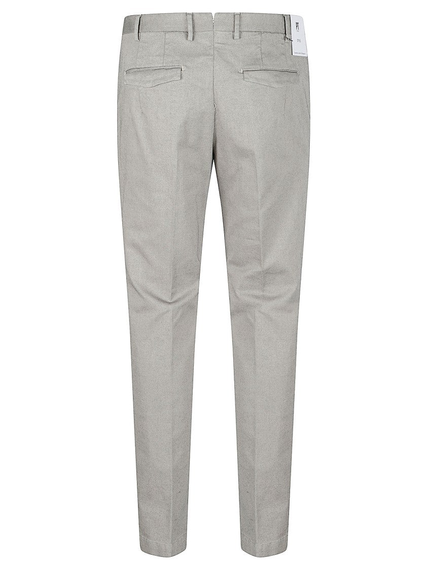 Pt Torino Grey Master Tapered Cotton Pants