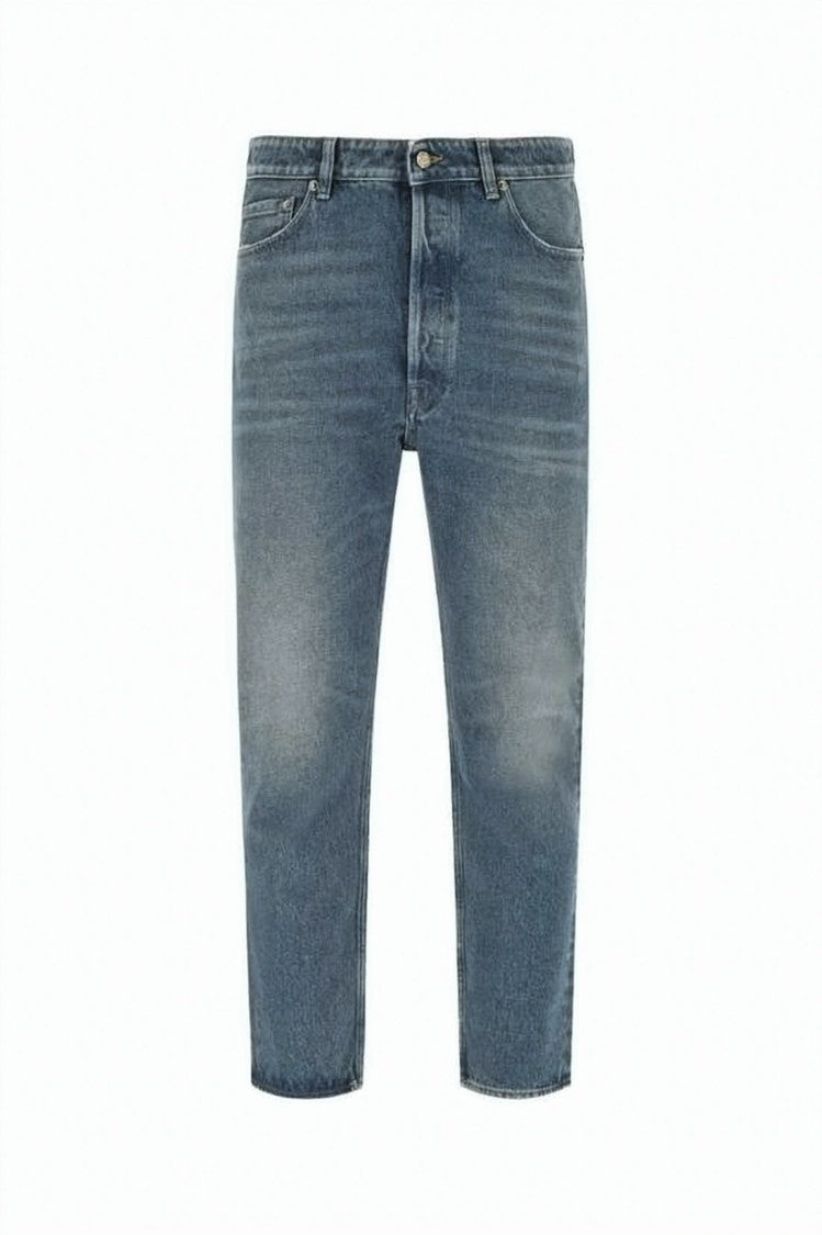 Golden Goose Medium Wash Slim-Fit Jeans With Classic Five-Pocket Design
