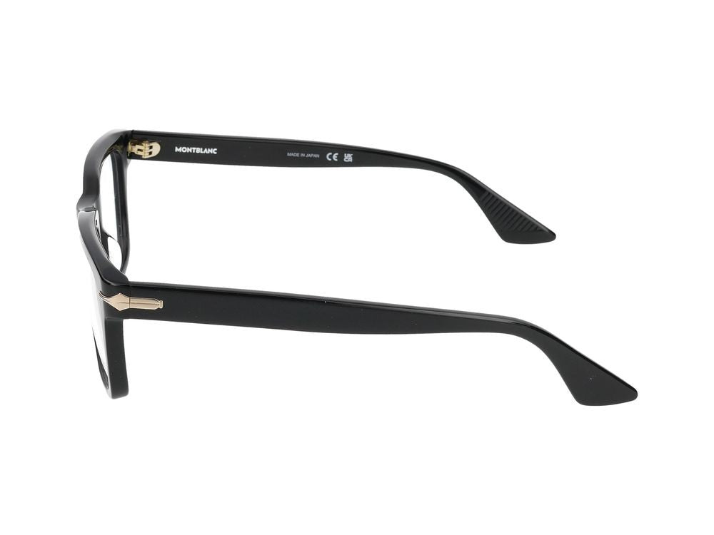 Montblanc Eyeglasses Mb0266o 001 Black Black Transparent 52/19/145