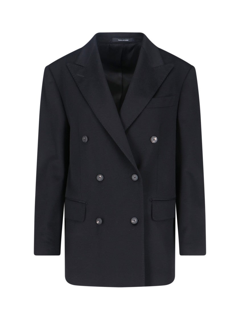 Tagliatore "J Caris" Cashmere Blazer – Navy Blue