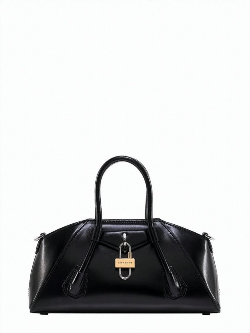 Givenchy Sleek Structured Tote Bag With Silver-Tone Lock Detail