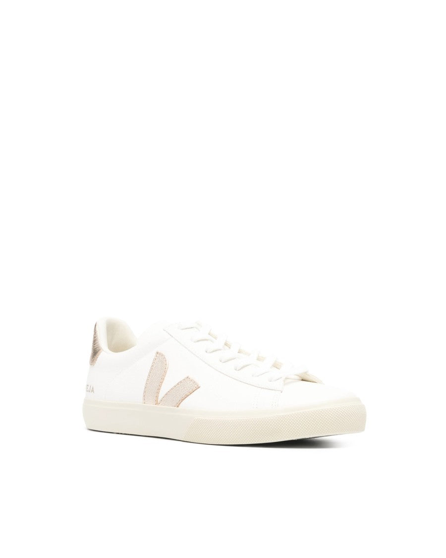 Veja White Campo Extra Leather Sneakers