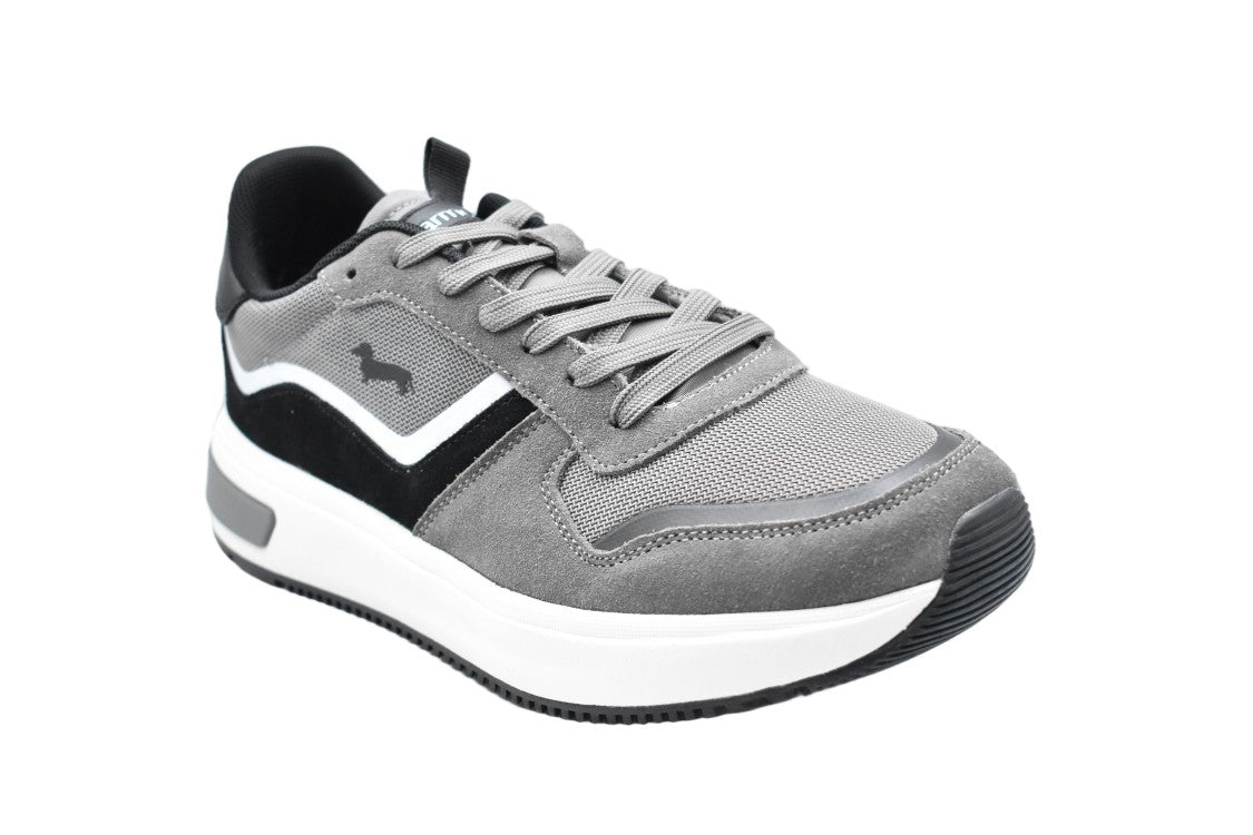 Harmont & Blaine Low-Top Sneakers In Grey Suede