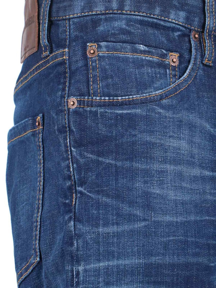 Dsquared2 Logo Jeans – Blue