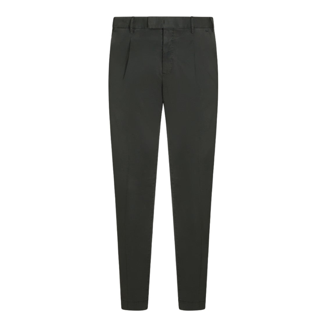 Pt Torino Tailored Black Trousers With Minimalist Design And Tapered Silhouette