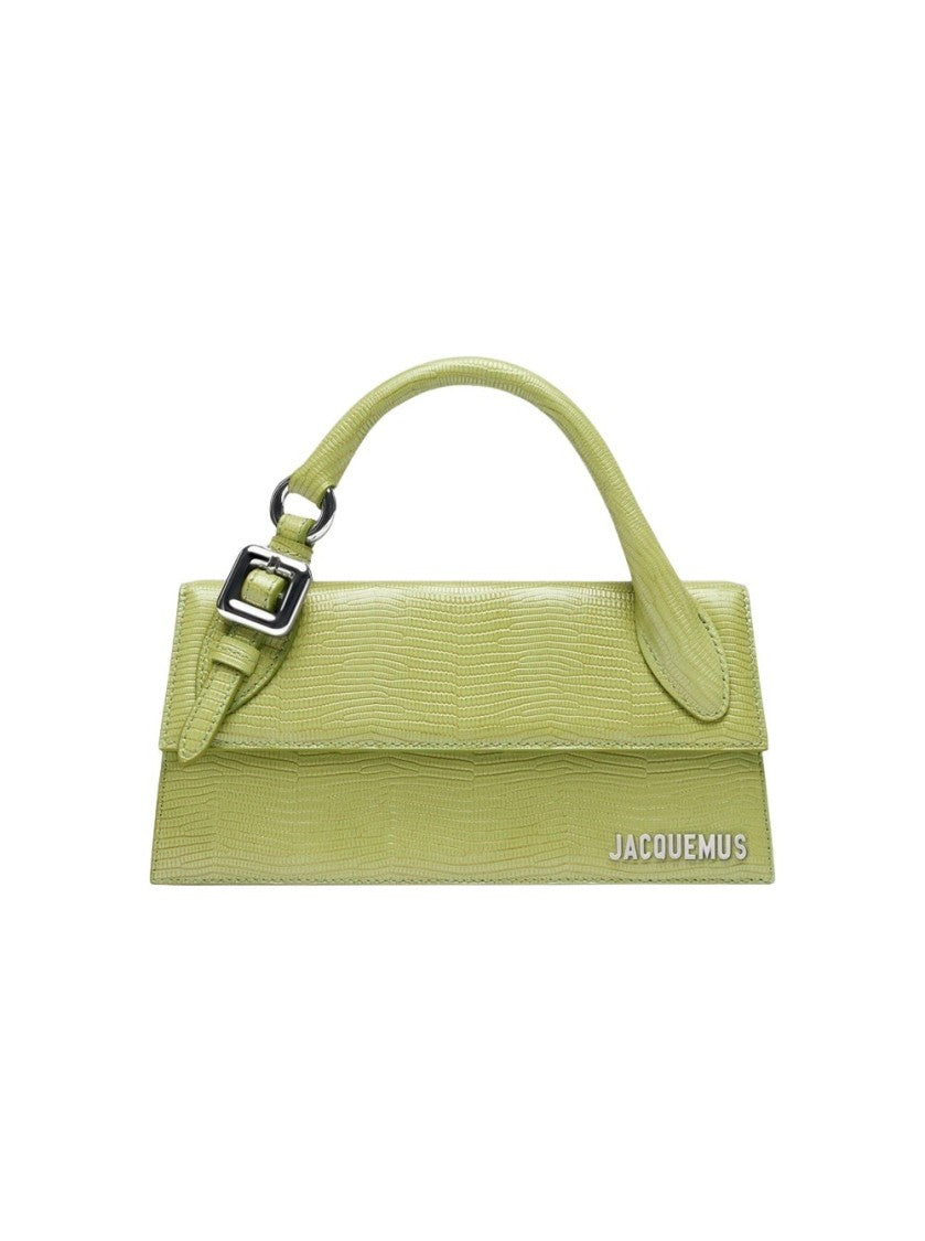 Jacquemus The Long Chiquito Handbag With Buckle Green