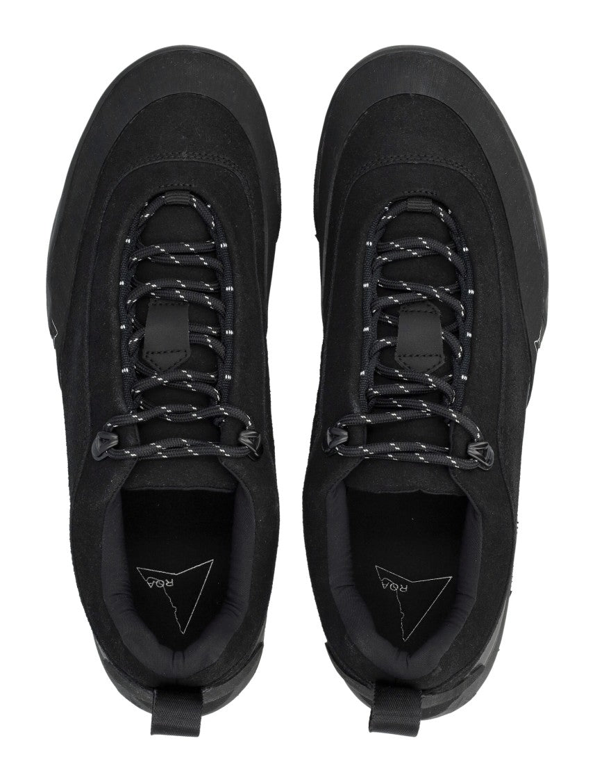 Roa Cingino Black Suede Sneakers